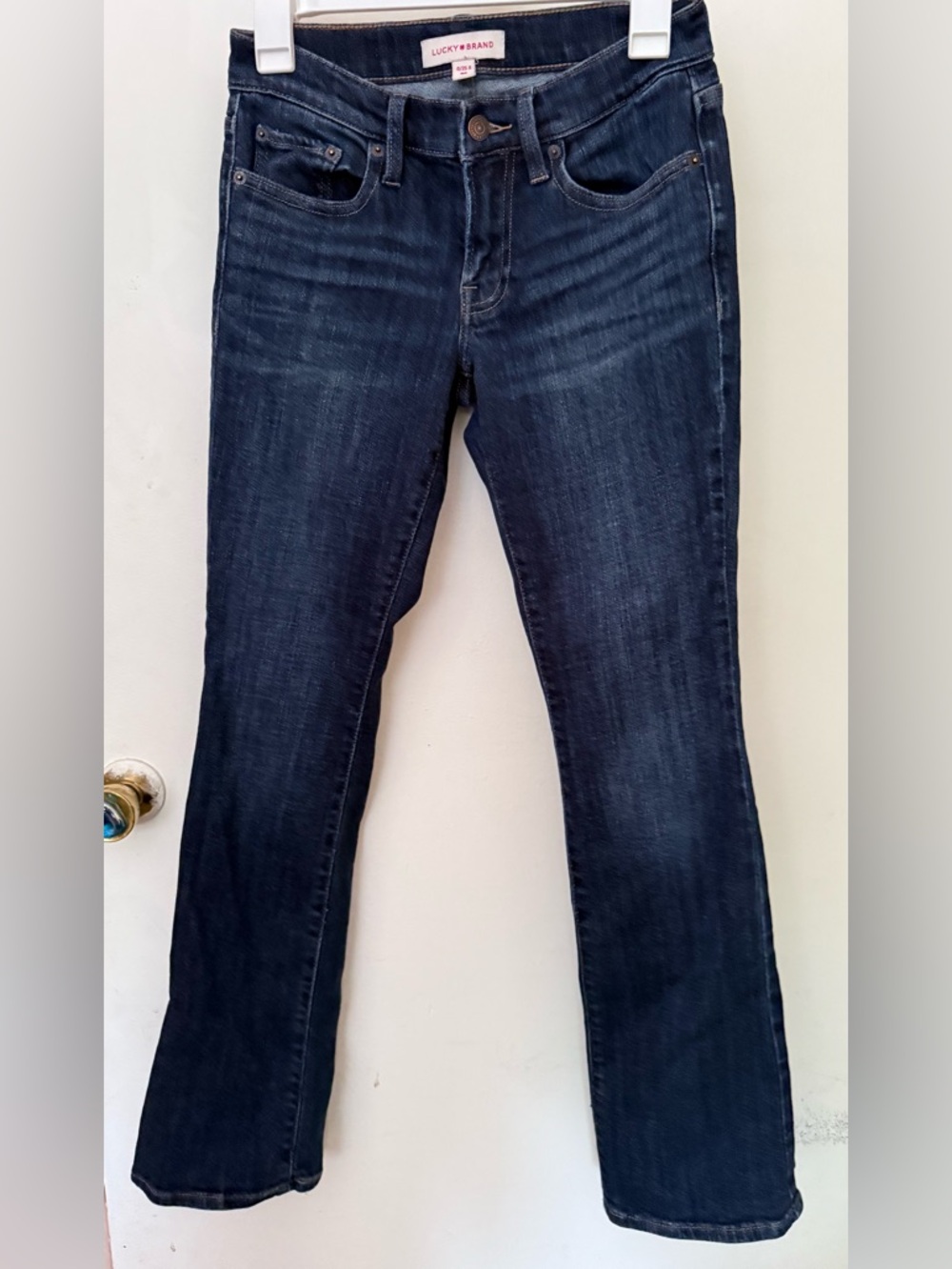 Lucky Brand Women's Dark Blue Sweet Mid Rise Boot Jeans